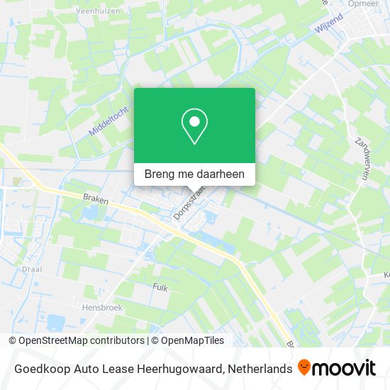 Goedkoop Auto Lease Heerhugowaard kaart