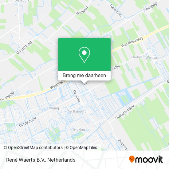 René Waerts B.V. kaart