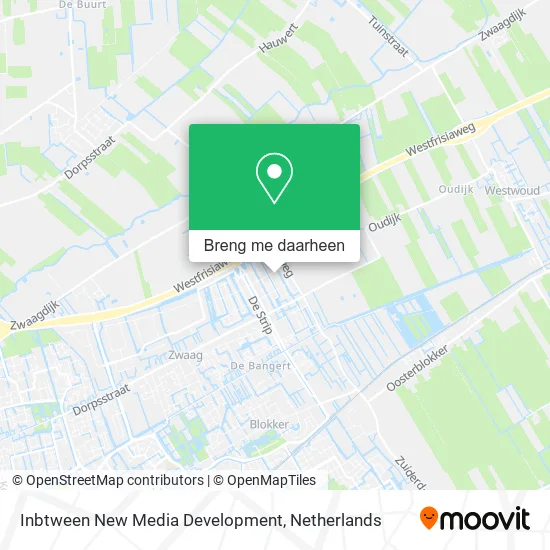 Inbtween New Media Development kaart