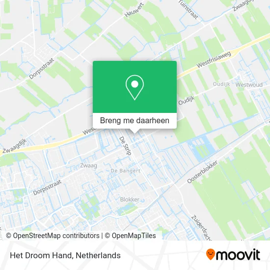 Het Droom Hand kaart