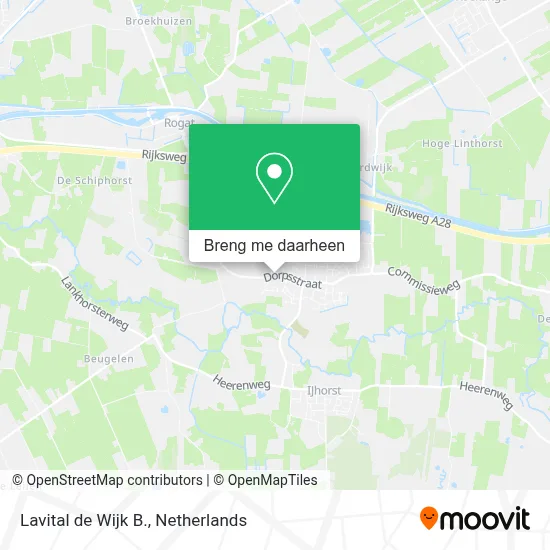 Lavital de Wijk B. kaart