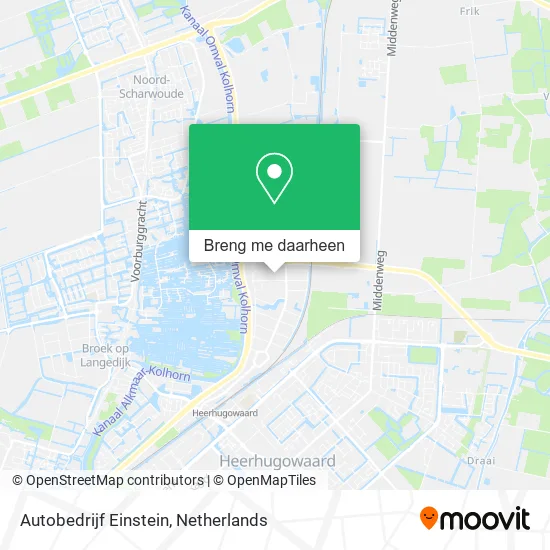 Autobedrijf Einstein kaart