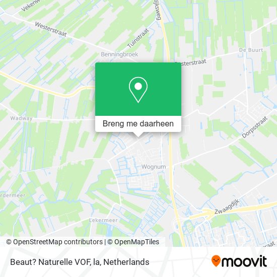 Beaut? Naturelle VOF, la kaart