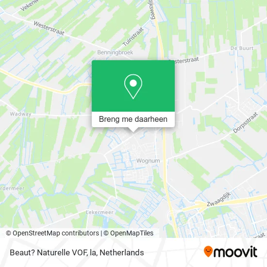 Beaut? Naturelle VOF, la kaart