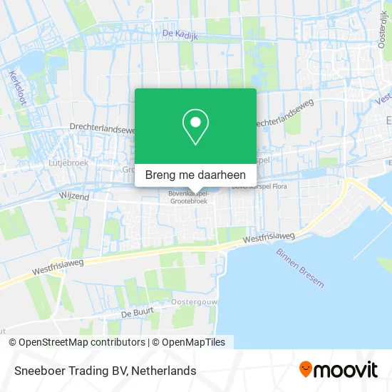 Sneeboer Trading BV kaart