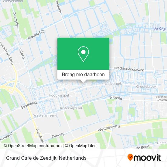 Grand Cafe de Zeedijk kaart
