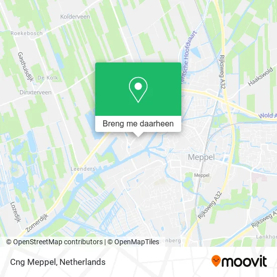 Cng Meppel kaart