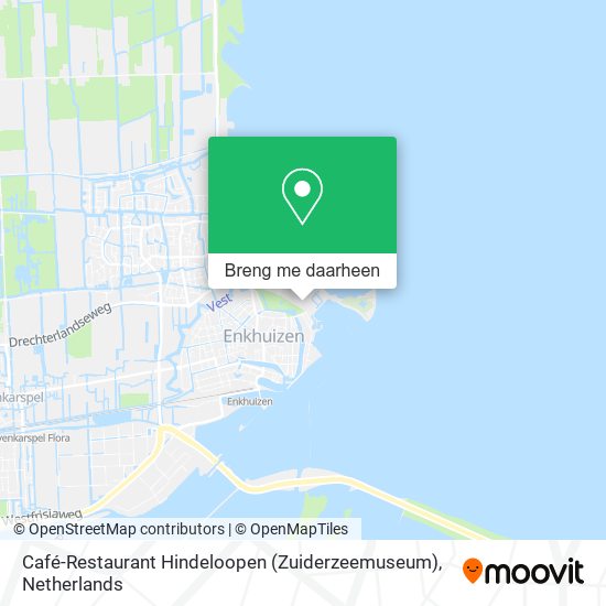 Café-Restaurant Hindeloopen (Zuiderzeemuseum) kaart