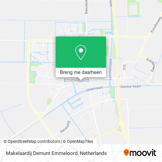 Makelaardij Demunt Emmeloord kaart