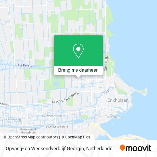 Opvang- en Weekendverblijf Georgio kaart