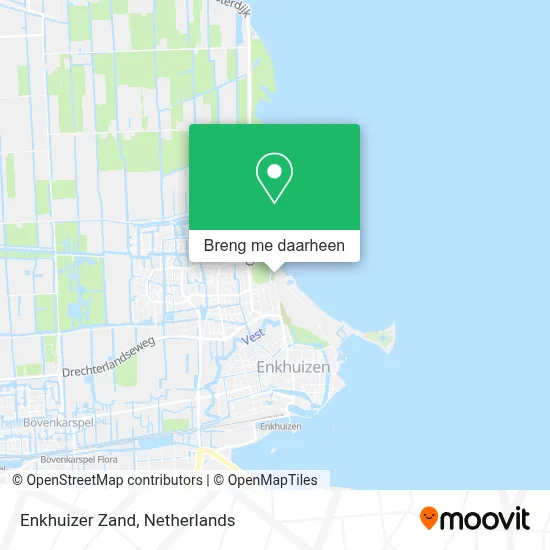 Enkhuizer Zand kaart