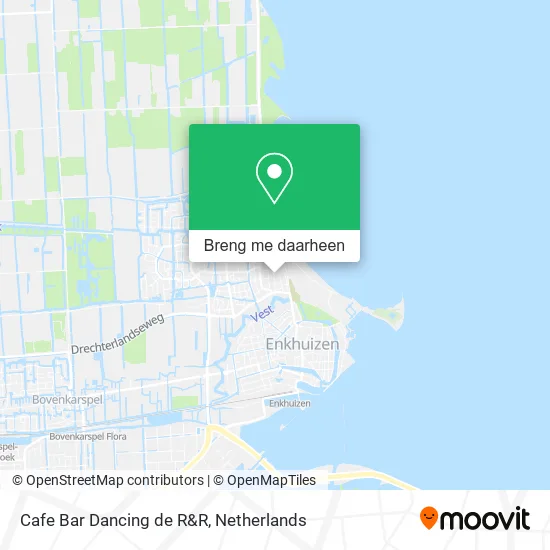 Cafe Bar Dancing de R&R kaart
