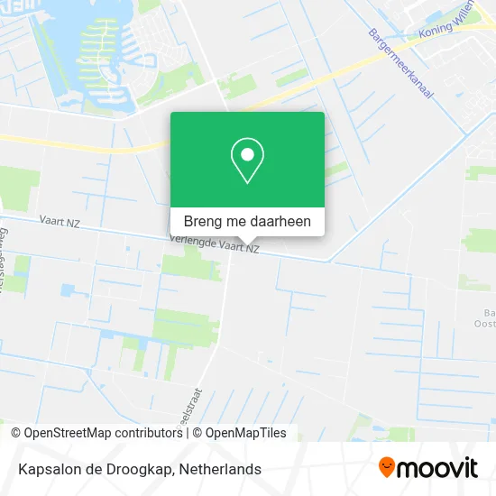Kapsalon de Droogkap kaart