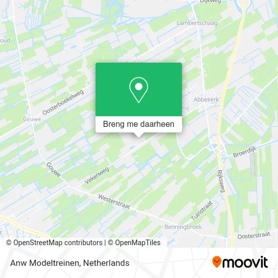 Anw Modeltreinen kaart