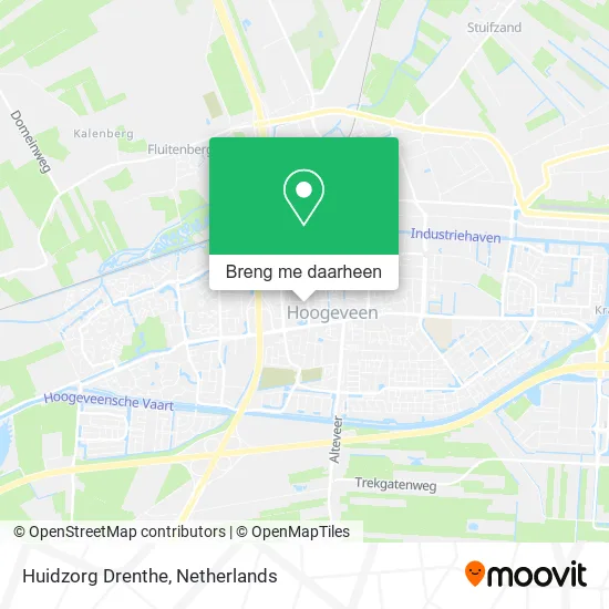 Huidzorg Drenthe kaart