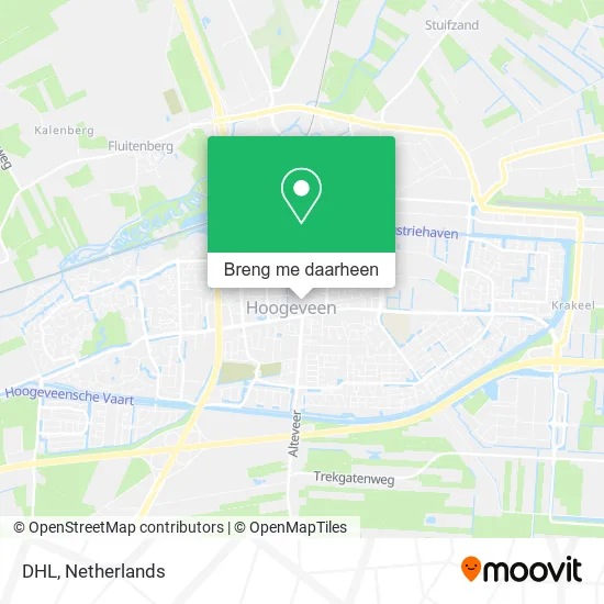 DHL kaart