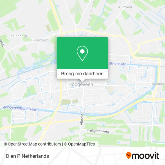 D en P kaart