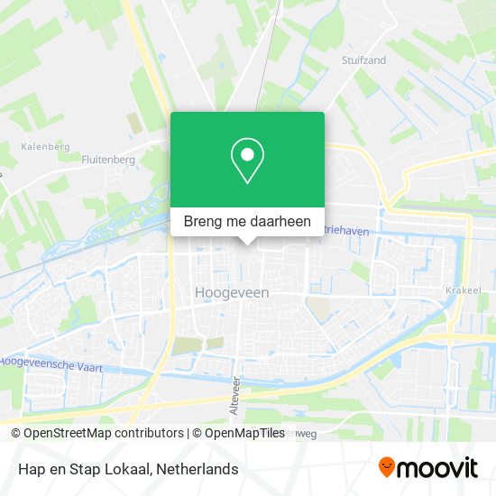 Hap en Stap Lokaal kaart