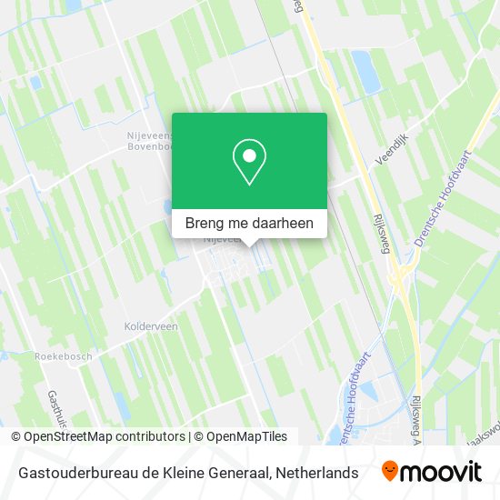 Gastouderbureau de Kleine Generaal kaart