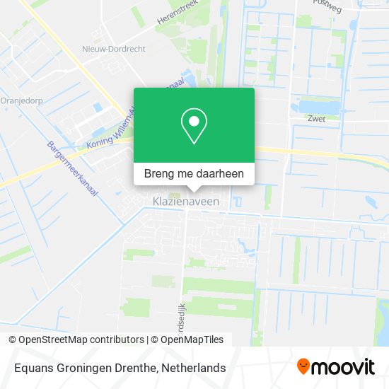 Equans Groningen Drenthe kaart