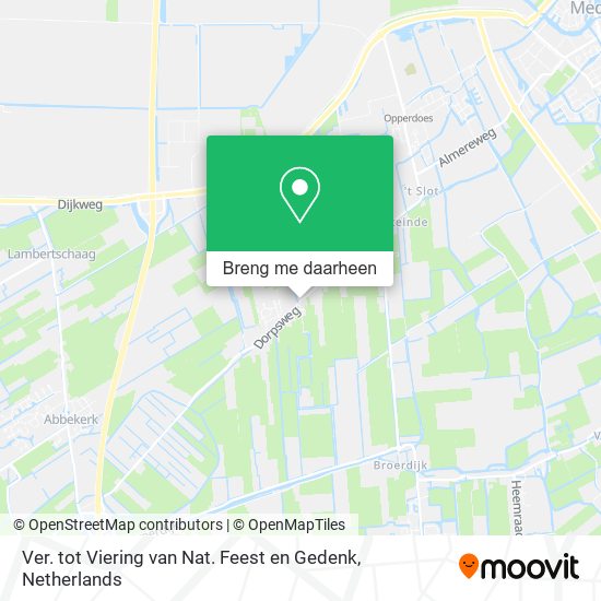 Ver. tot Viering van Nat. Feest en Gedenk kaart