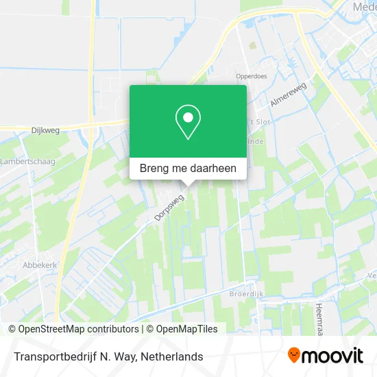 Transportbedrijf N. Way kaart