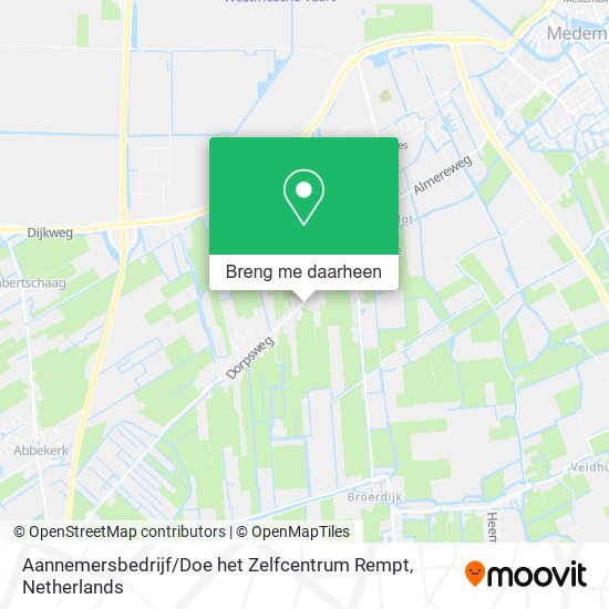 Aannemersbedrijf / Doe het Zelfcentrum Rempt kaart