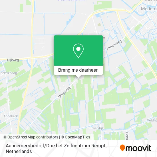 Aannemersbedrijf / Doe het Zelfcentrum Rempt kaart