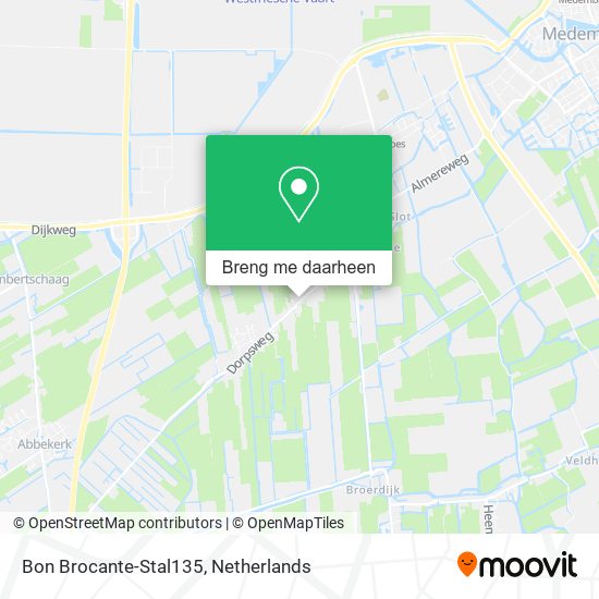 Bon Brocante-Stal135 kaart