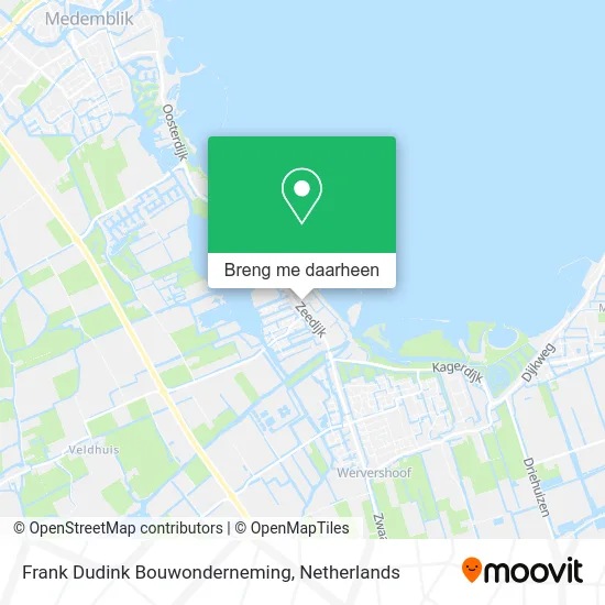 Frank Dudink Bouwonderneming kaart