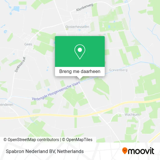 Spabron Nederland BV kaart