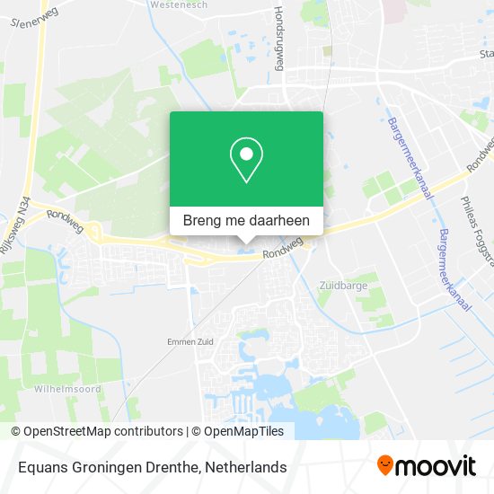 Equans Groningen Drenthe kaart