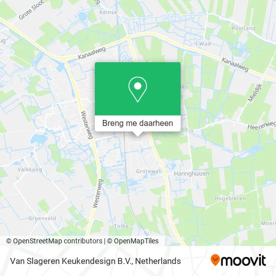 Van Slageren Keukendesign B.V. kaart