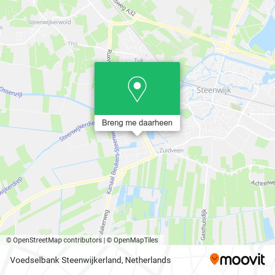 Voedselbank Steenwijkerland kaart