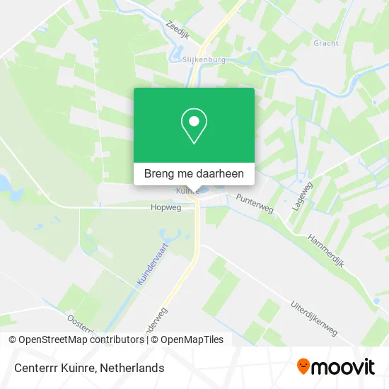 Centerrr Kuinre kaart