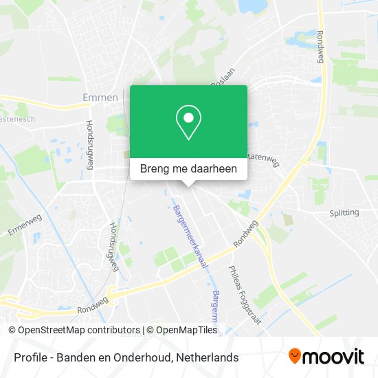 Profile - Banden en Onderhoud kaart