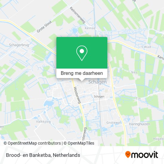 Brood- en Banketba kaart