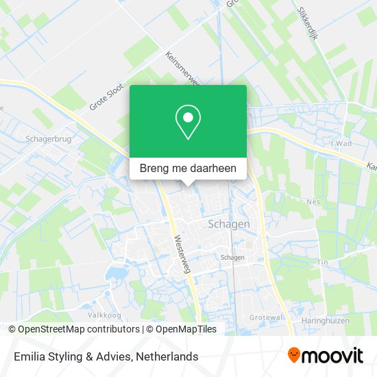 Emilia Styling & Advies kaart