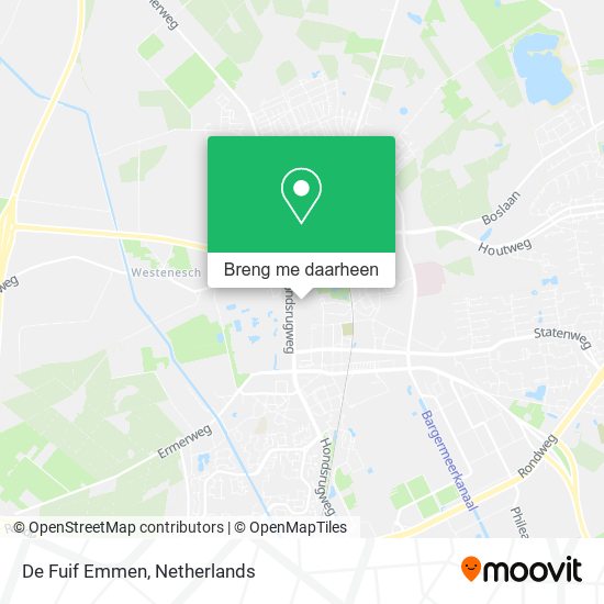De Fuif Emmen kaart