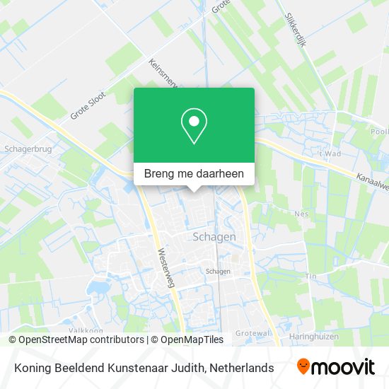 Koning Beeldend Kunstenaar Judith kaart