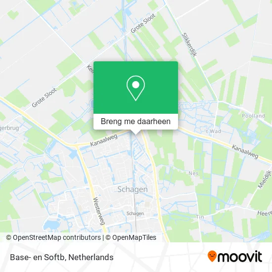 Base- en Softb kaart