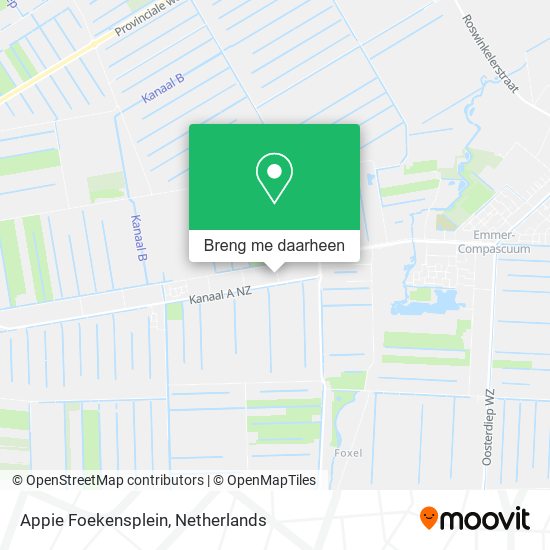 Appie Foekensplein kaart