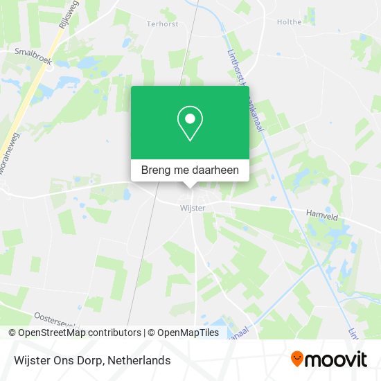 Wijster Ons Dorp kaart