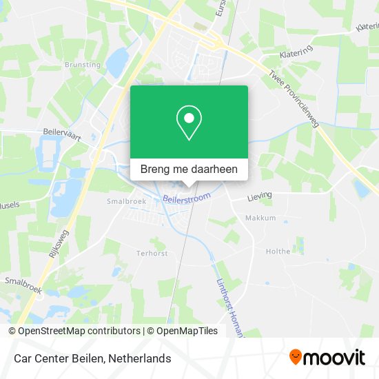 Car Center Beilen kaart