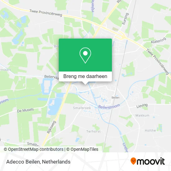 Adecco Beilen kaart
