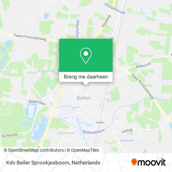 Kdv Beiler Sprookjesboom kaart