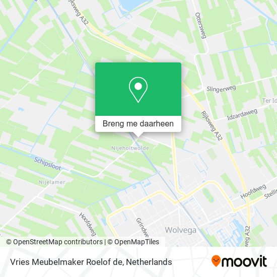 Vries Meubelmaker Roelof de kaart