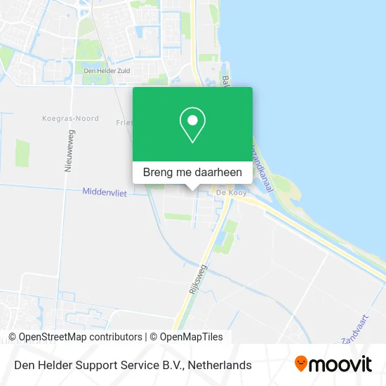 Den Helder Support Service B.V. kaart