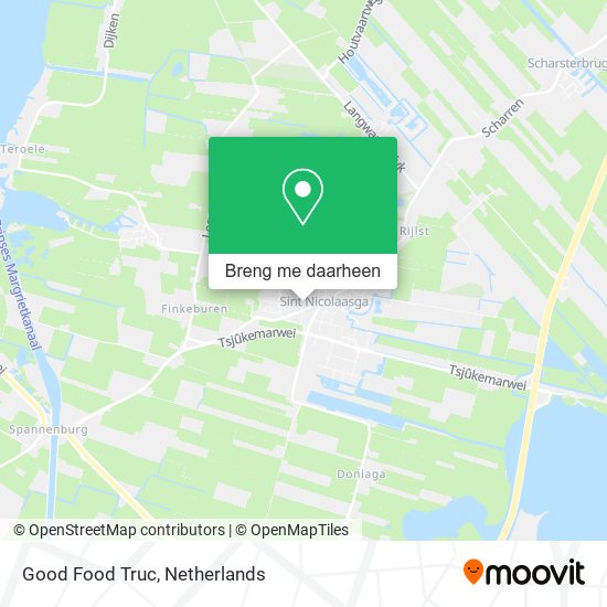 Good Food Truc kaart