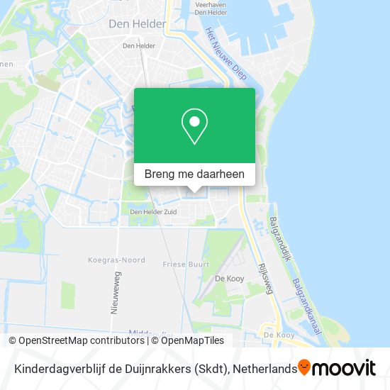 Kinderdagverblijf de Duijnrakkers (Skdt) kaart